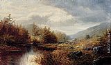 William Mellor On The Derwent, Derbyshire painting